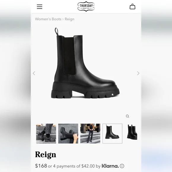 Thursday Boot Co. Reign Platform boots - Picture 6 of 7